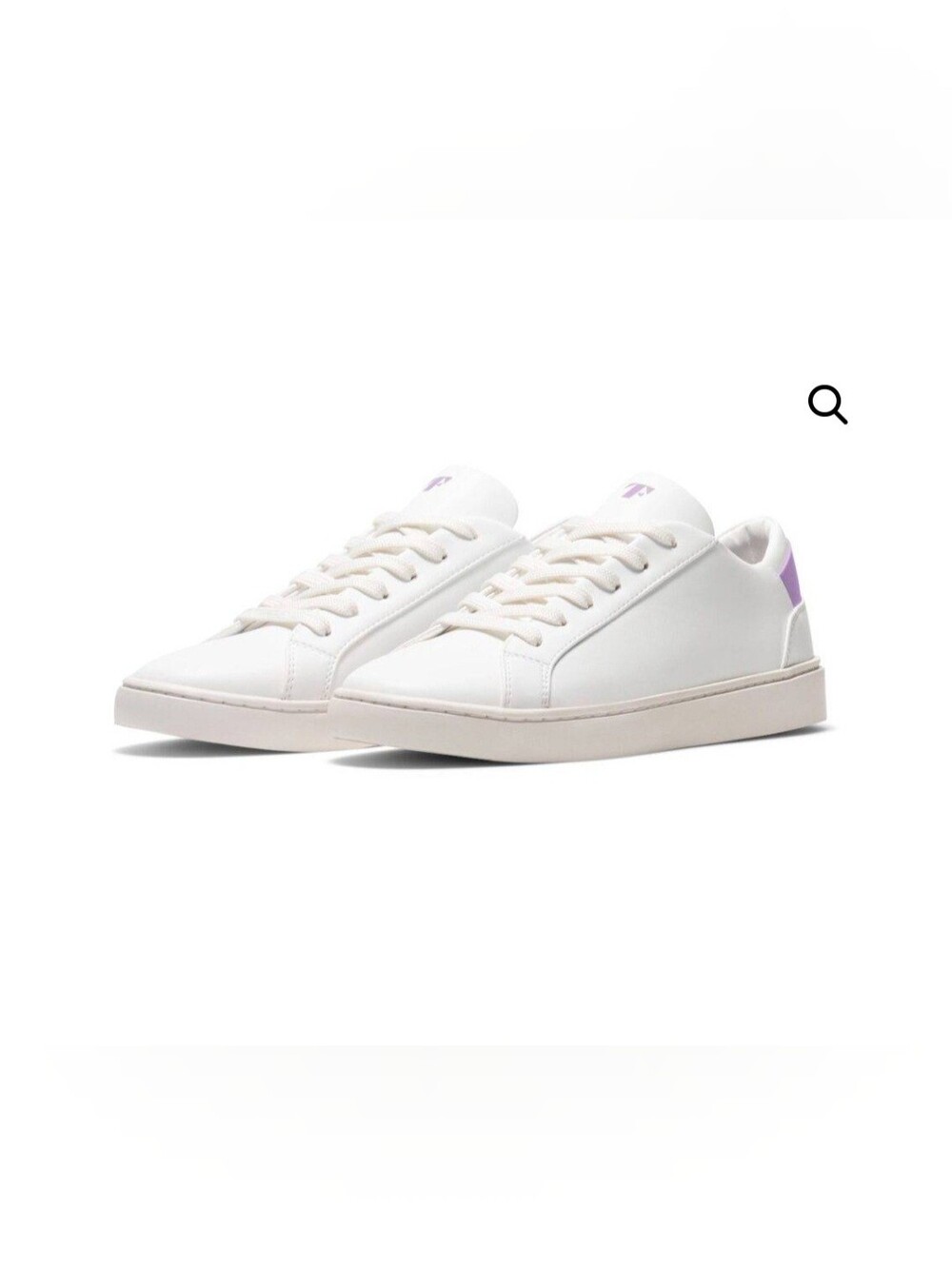 Women’s Casual White Lace-Up Sneakers